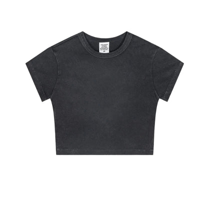 Cardydony Women's Graphic Cotton Cropped Tee