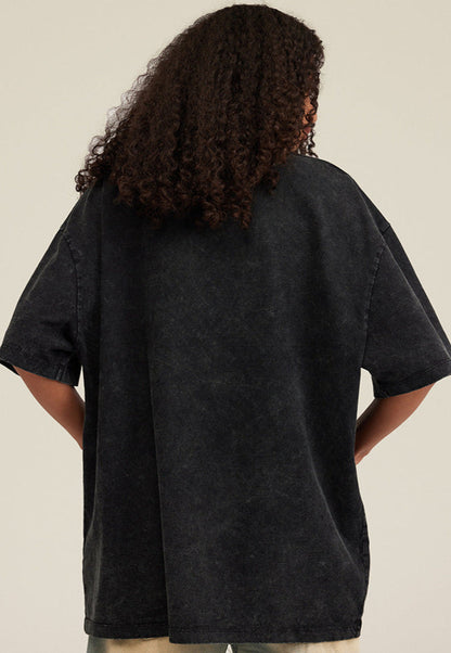Cardydony Women's Embrace Angel Graphic Tee – Oversized Streetwear for Women