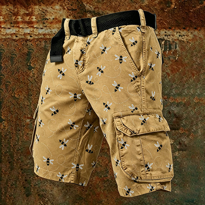Cardydony Men's Retro Bee Shorts