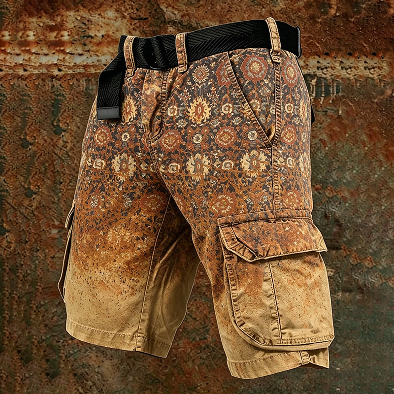 Cardydony Men's Retro Ethnic Outdoor Shorts