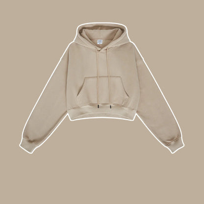 Cardydony Women's Essential Classic Cropped Pullover Hoodie Collection