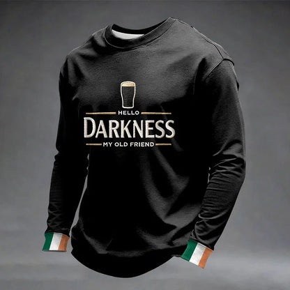 Cardydony Men's St. Patrick's Day Print Casual Crew Neck Sweatshirt