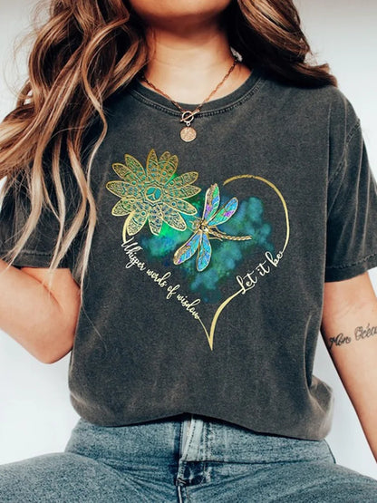 Cardydony Imagine All The People Living Life In Peace T-shirt