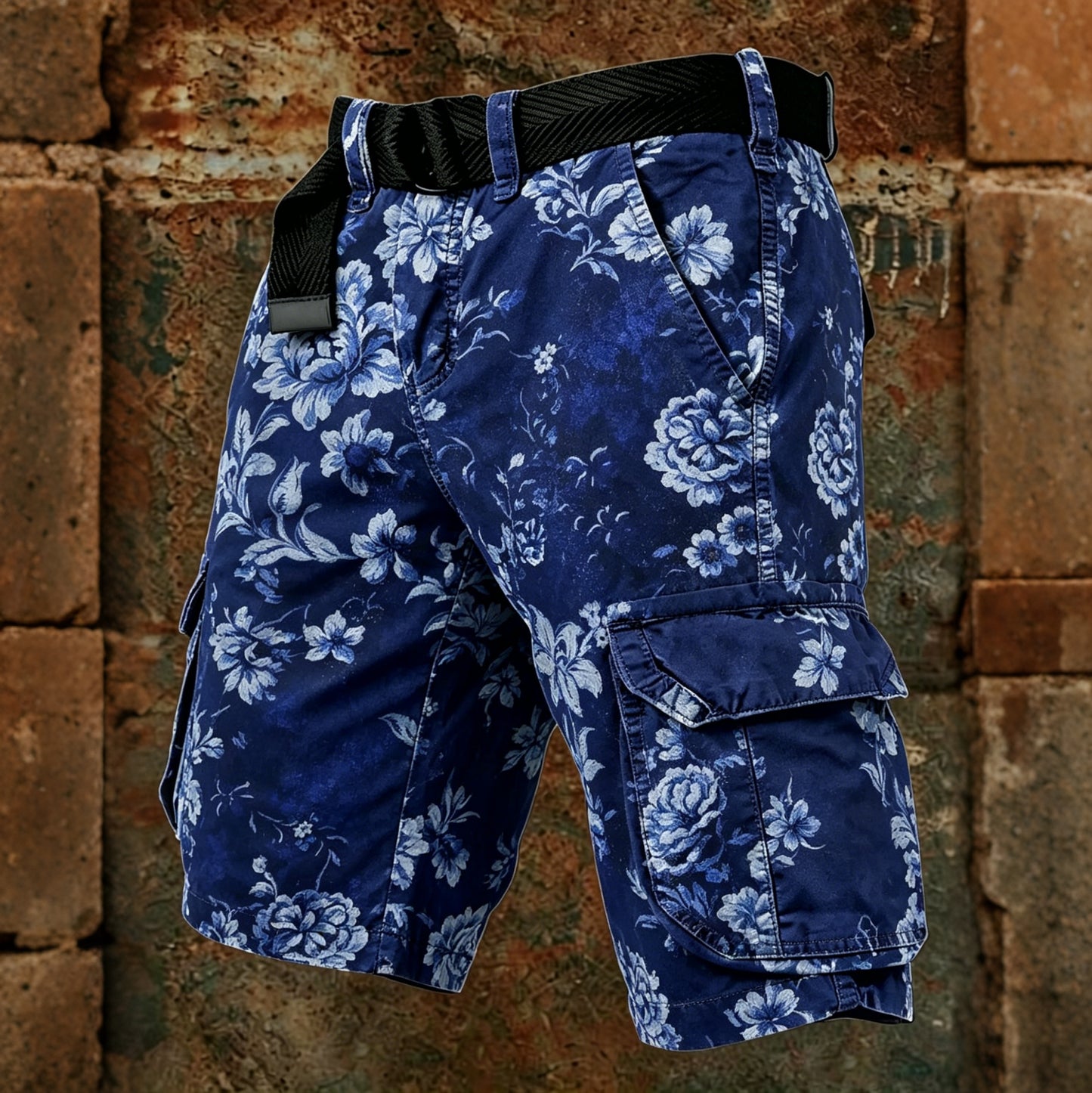 Cardydony Retro Floral Design Outdoor Shorts