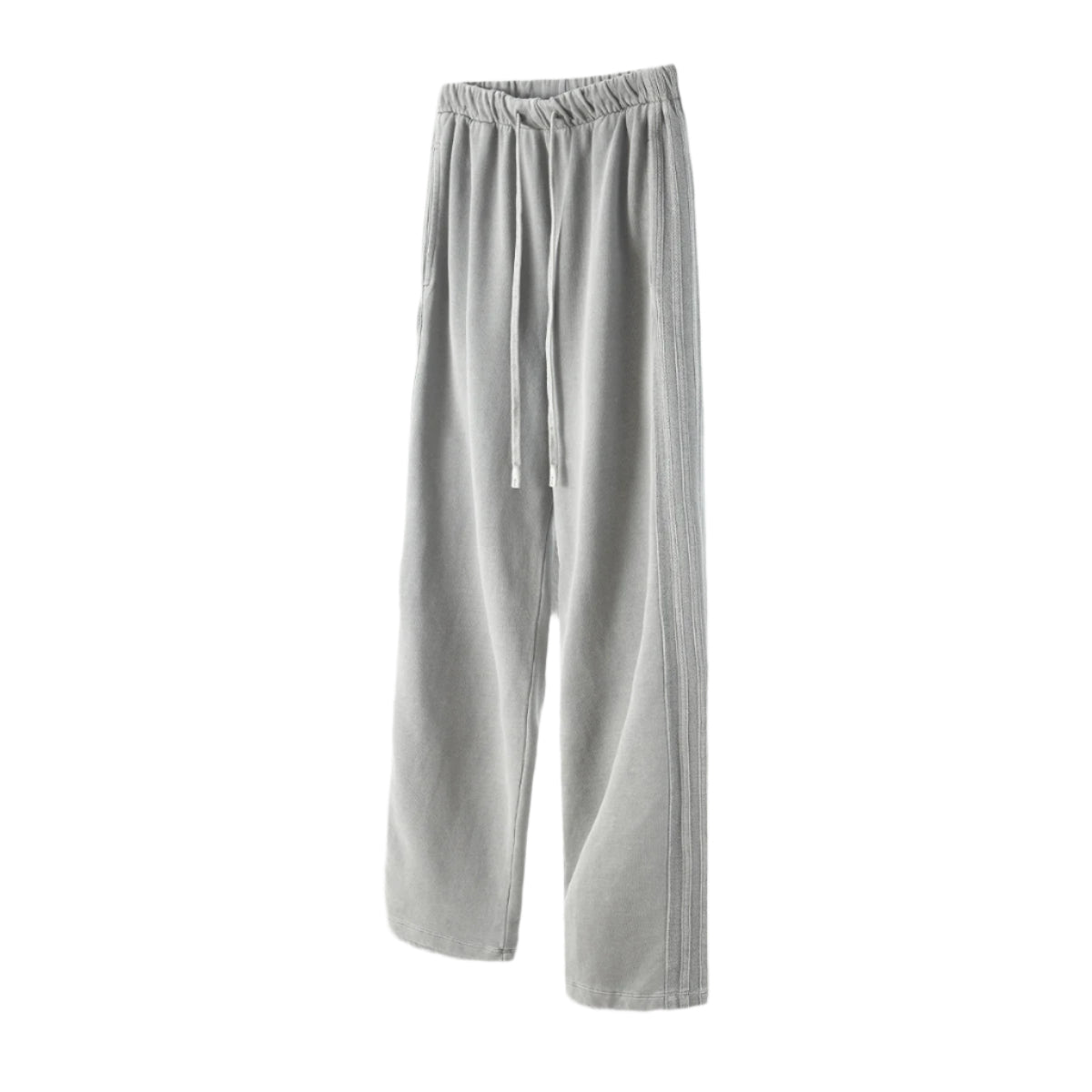 Cardydony Women's Vintage Wash Track Pants | Loose Straight Athletic Pants