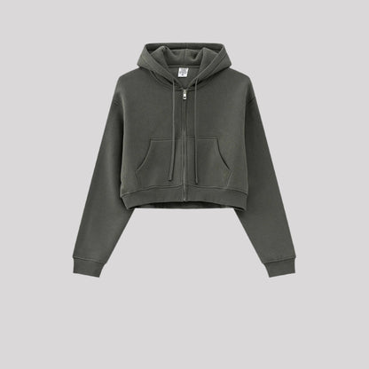 Cardydony Women's Signature Street Cropped Zip Hoodie Collection