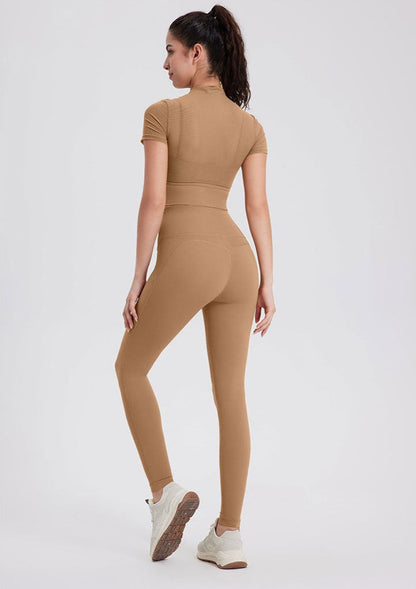Cardydony Women's High Waisted Seamless Workout Leggings | Peach Lift Yoga Pants