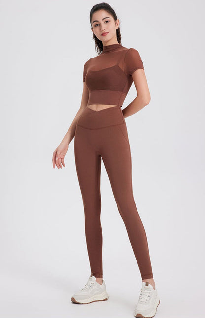 Cardydony Women's High Waisted Seamless Workout Leggings | Peach Lift Yoga Pants