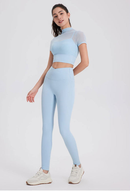 Cardydony Women's High Waisted Seamless Workout Leggings | Peach Lift Yoga Pants
