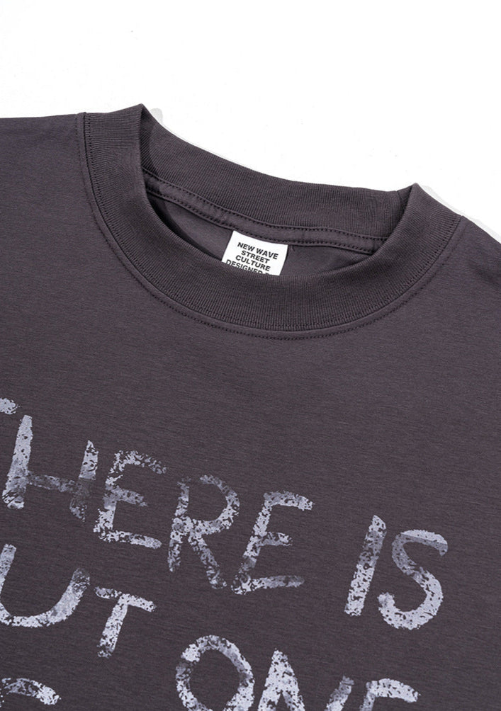 Cardydony Women's Never Give Up Graphic Tee – Oversized Streetwear for Women