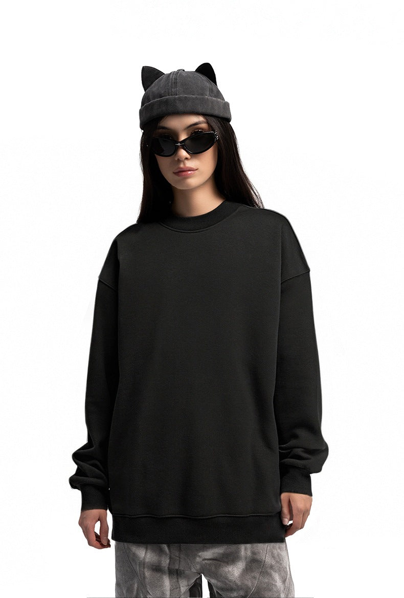 Cardydony Women's Women's Oversized Sweatshirt Fleece Lined - Drop Shoulder Crewneck Style