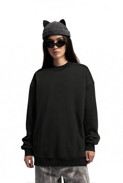 Cardydony Women's Women's Oversized Sweatshirt Fleece Lined - Drop Shoulder Crewneck Style