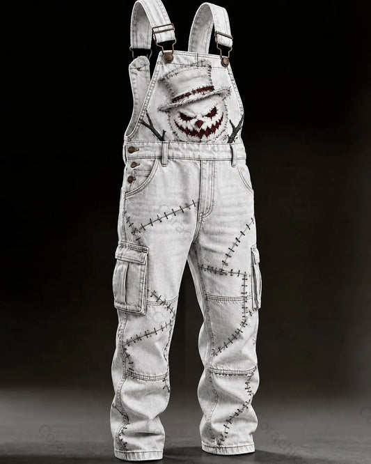 Cardydony Halloween-themed printed fashion jumpsuit overalls