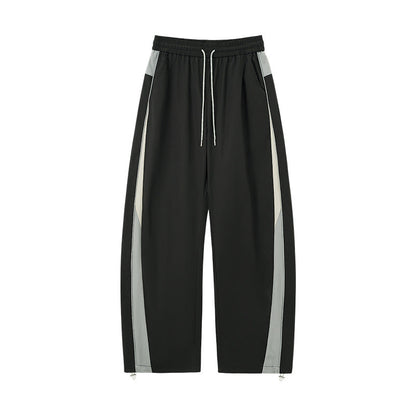 Cardydony Women's Tracksuit Racing Jacket Lines Zip Pockets Stand Collar — Womens Wide Leg Pants