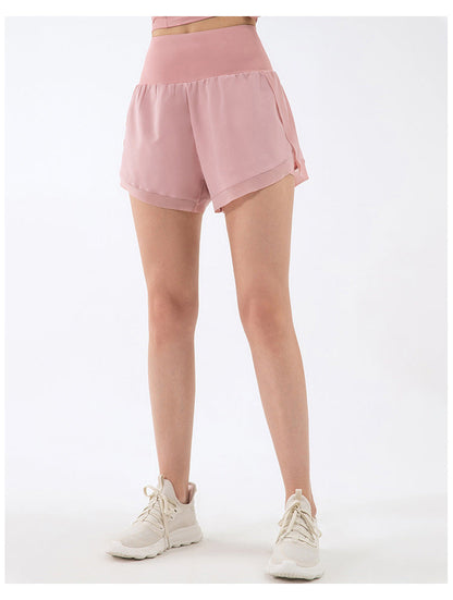 Cardydony Women's Athletic Shorts | High Waisted Yoga Shorts with Inner Liner