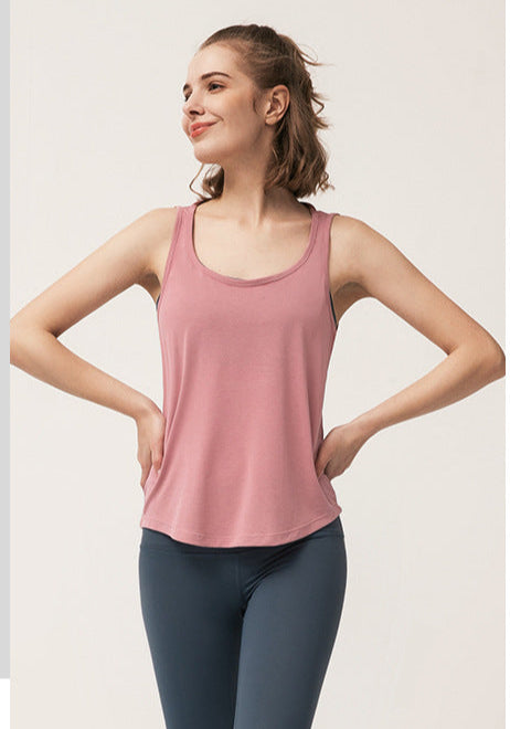 Cardydony Women's Athletic Tank Top – Racerback Yoga Top with Open Back & Modal Stretch