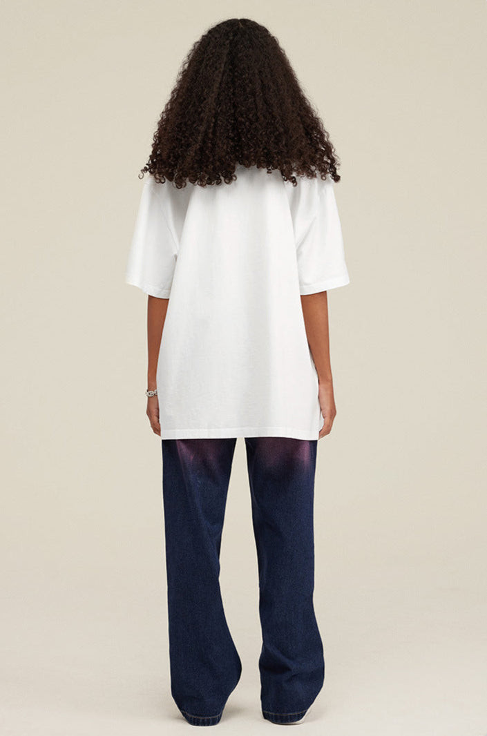 Cardydony Women's Yesskary Smoking Graphic Tee for Women | Oversized Washed Cotton Streetwear Top