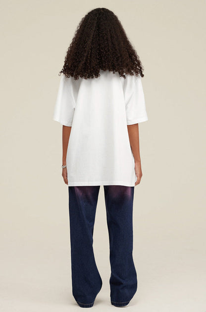 Cardydony Women's Yesskary Smoking Graphic Tee for Women | Oversized Washed Cotton Streetwear Top